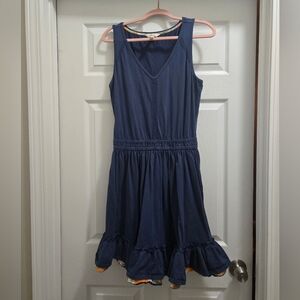 Matilda Jane Navy Swing Time Dress NWOT Size Large